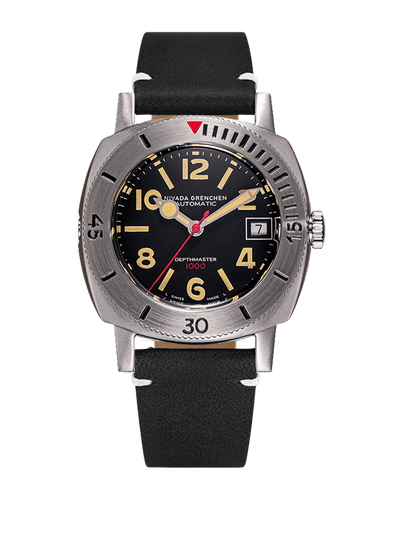 Numerals Date - Depthmaster Black - Nivada Grenchen