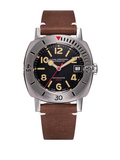 Numerals Date - Depthmaster Black - Nivada Grenchen