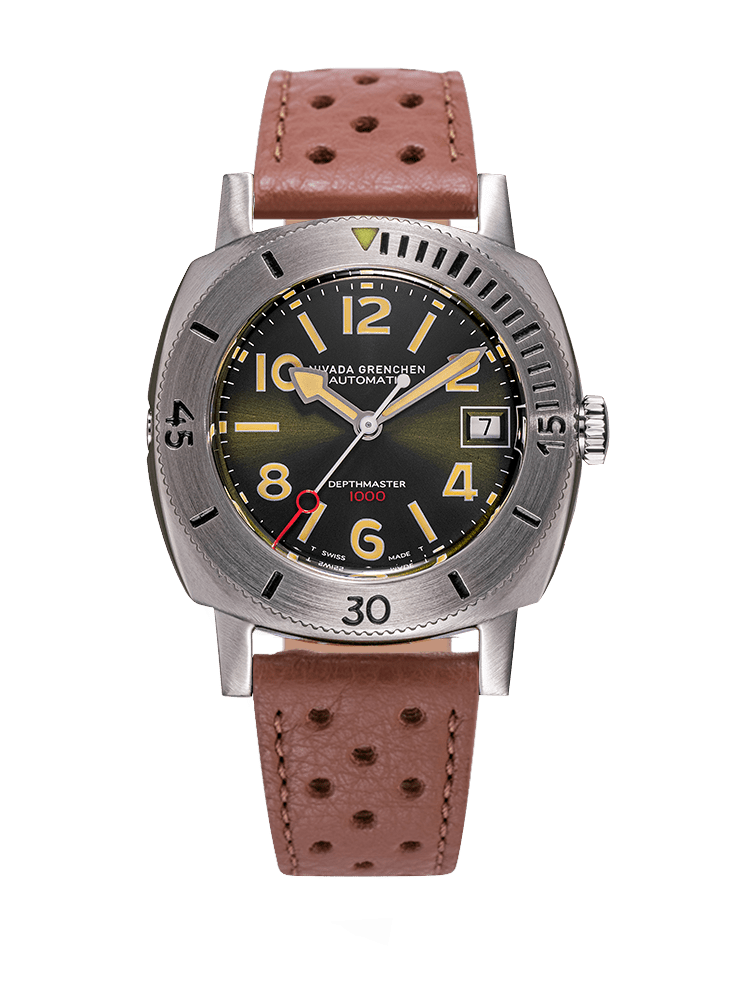 Chiffres Date - Depthmaster Vert - Nivada Grenchen
