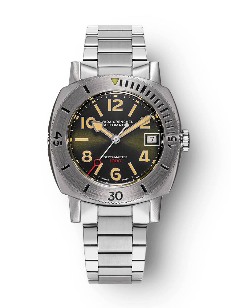 Chiffres Date - Depthmaster Vert - Nivada Grenchen