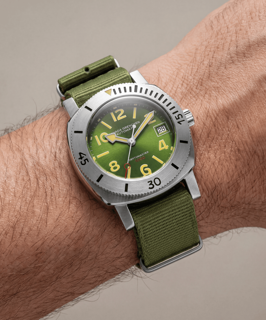 OLIVE NYLON NATO STRAP - ALL COLLECTIONS – Nivada Grenchen