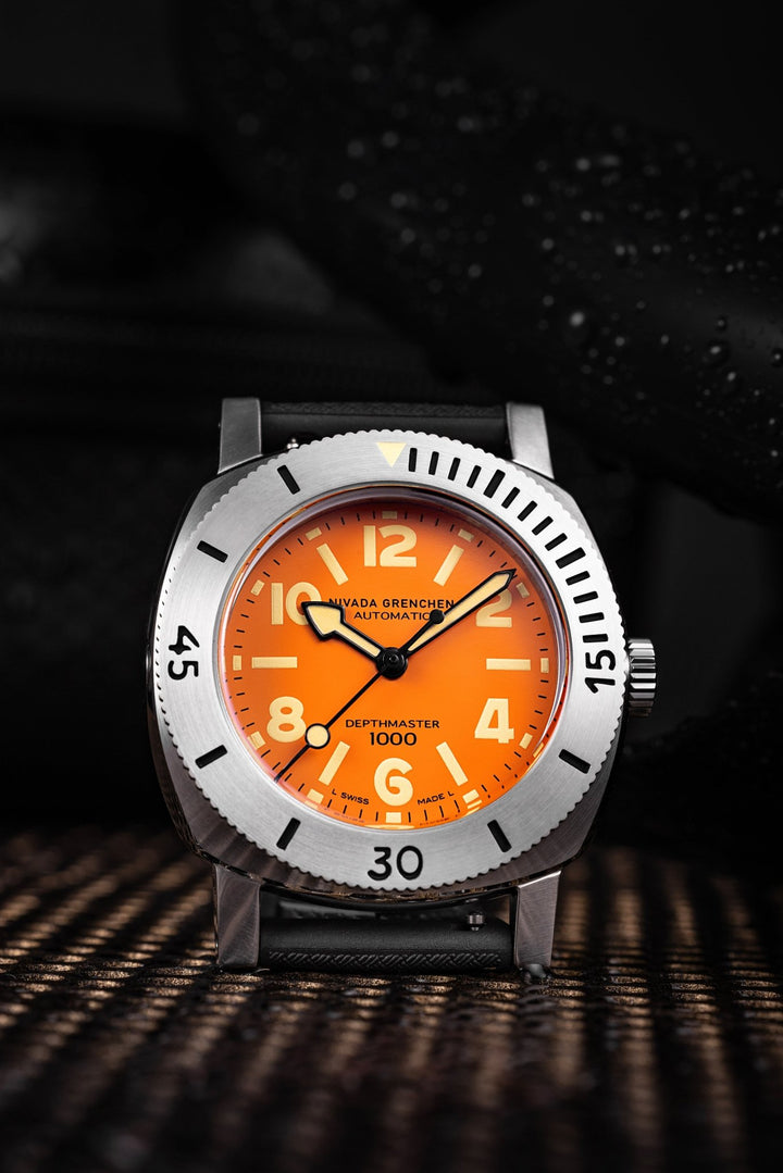 Orange Depthmaster Dive Watch – Nivada Grenchen