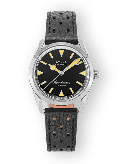 Super Antarctic 35mm - Black Beige Luminova - Nivada Grenchen
