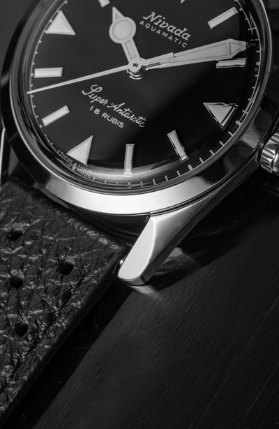Super Antarctic 35mm - Black White Luminova - Nivada Grenchen