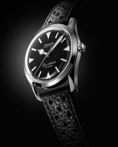 Super Antarctic 35mm - Black White Luminova - Nivada Grenchen