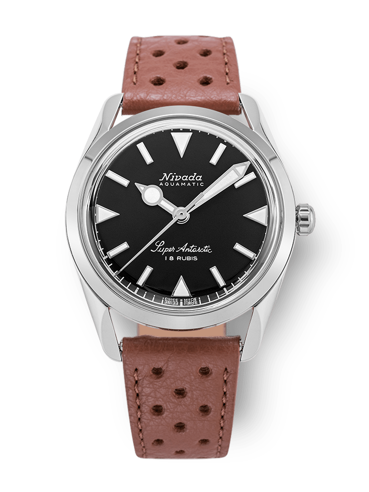 Super Antarctic 35mm - Black White Luminova - Nivada Grenchen