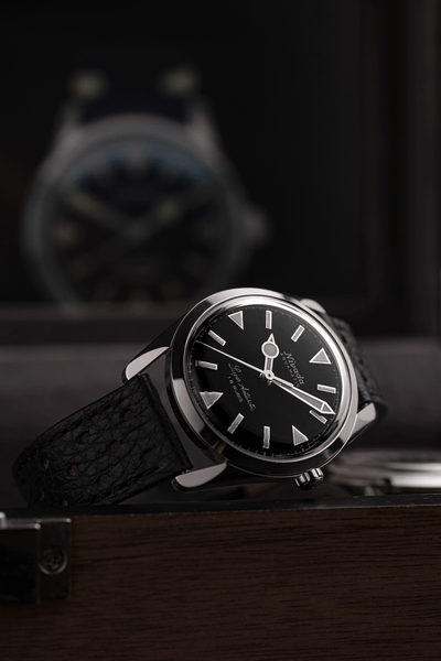 Super Antarctic 35mm - Black White Luminova - Nivada Grenchen