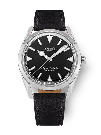 Super Antarctic 35mm - Black White Luminova - Nivada Grenchen
