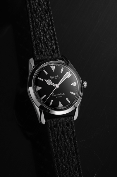 Super Antarctic 35mm - Black White Luminova - Nivada Grenchen