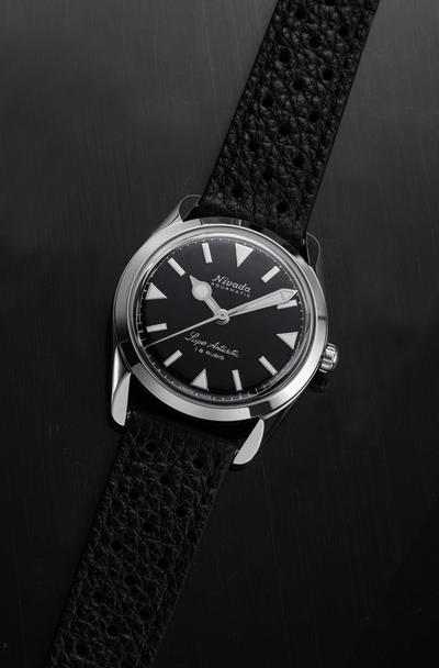 Super Antarctic 35mm - Black White Luminova - Nivada Grenchen