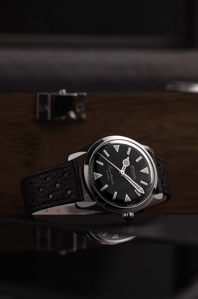 Super Antarctic 35mm - Black White Luminova - Nivada Grenchen