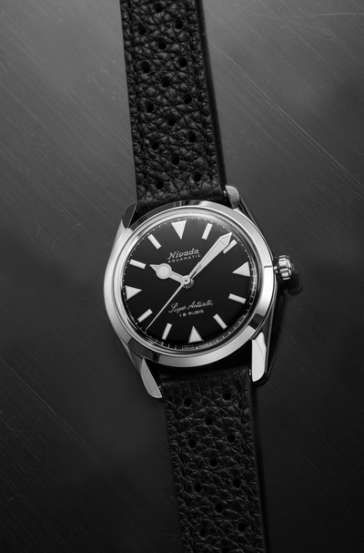 Super Antarctic 35mm - Black White Luminova - Nivada Grenchen