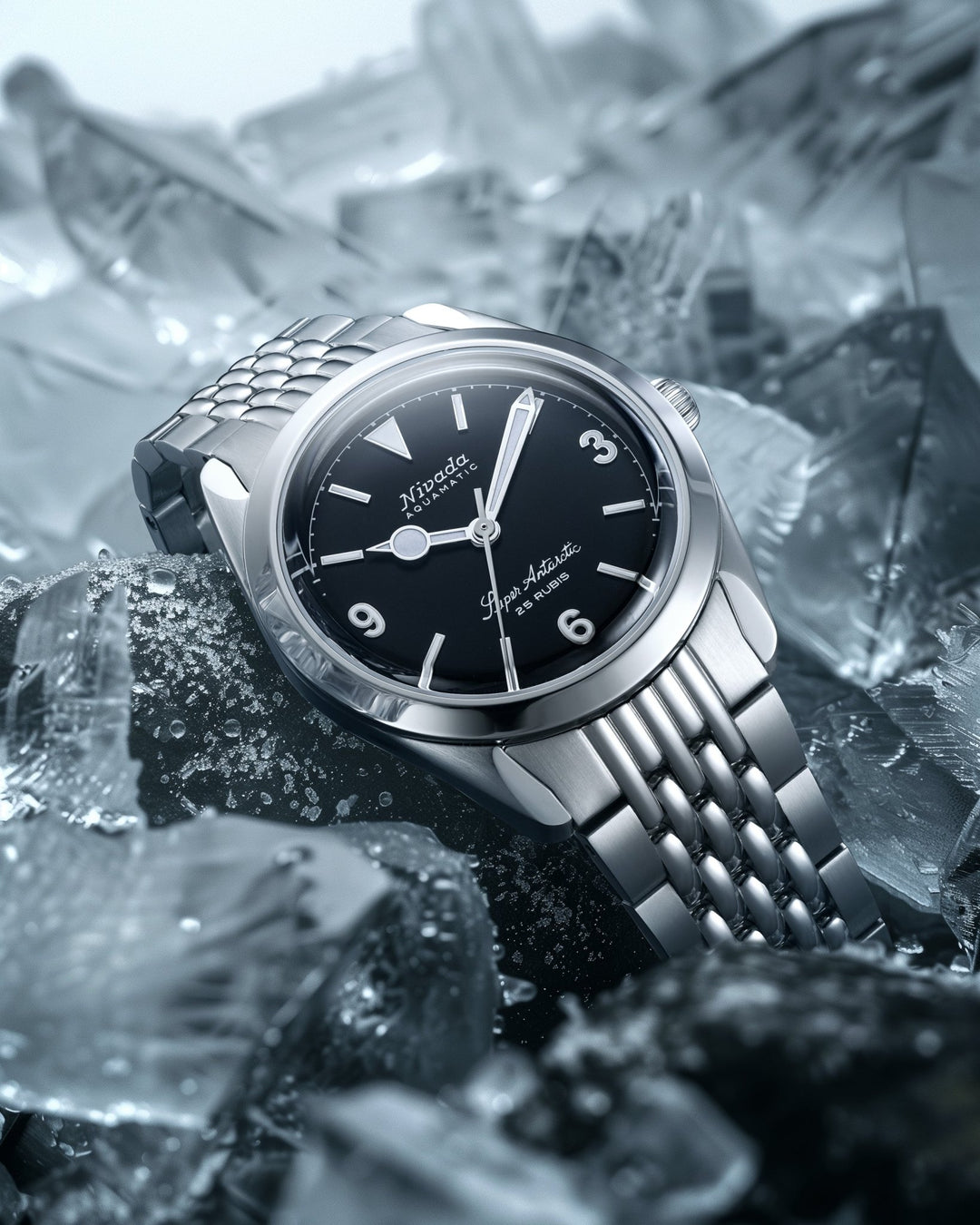 SUPER ANTARCTIC 3.6.9 BLACK NO VINTAGE EFFECT - WHITE LUMINOUS