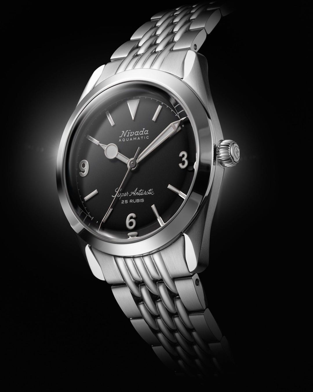 SUPER ANTARCTIC 3.6.9 BLACK NO VINTAGE EFFECT - WHITE LUMINOUS