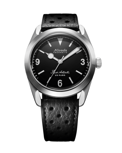 Super Antarctic 3.6.9 Black No Vintage Effect - White Luminous - Nivada Grenchen