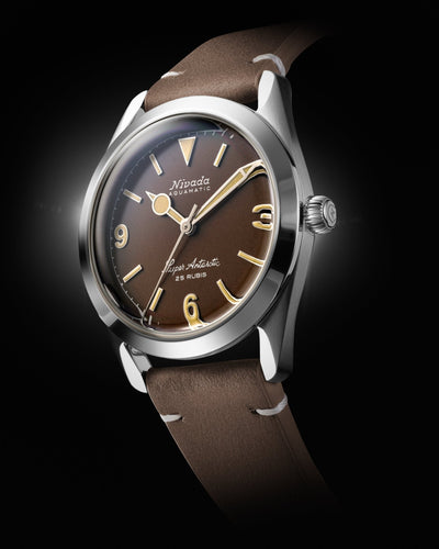 Super Antarctic 3.6.9 Brown No Vintage Effect - Beige Luminous - Nivada Grenchen