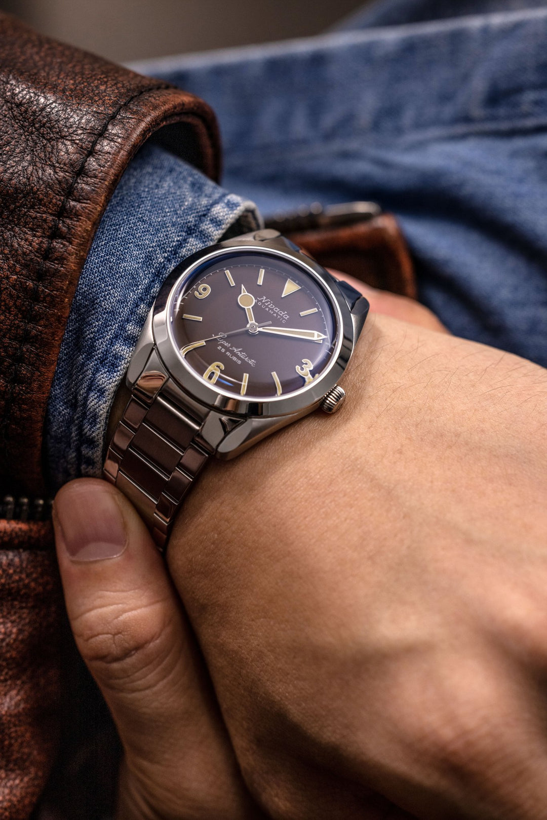 SUPER ANTARCTIC 3.6.9 BROWN NO VINTAGE EFFECT - BEIGE LUMINOUS