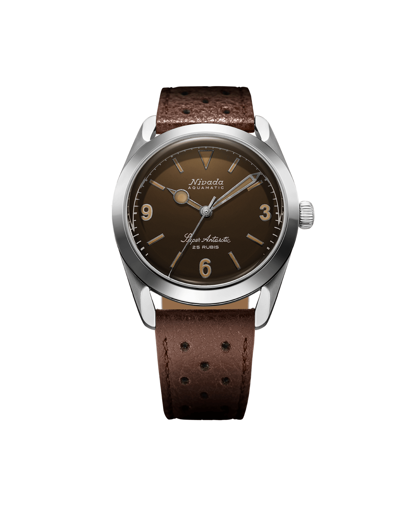 Super Antarctic 3.6.9 Brown No Vintage Effect - Beige Luminous - Nivada Grenchen