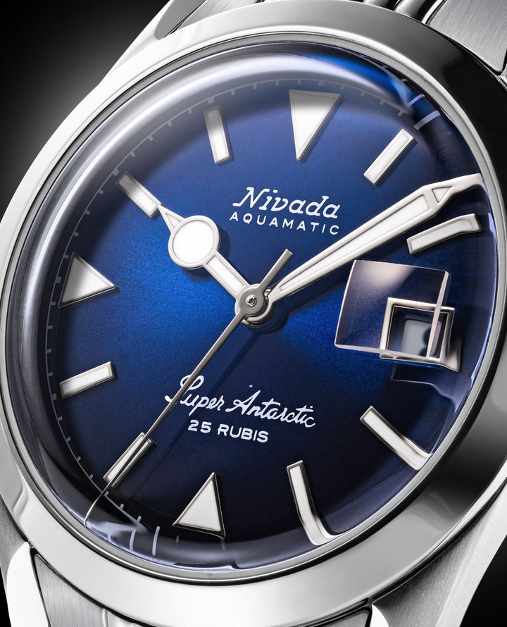 SUPER ANTARCTIC BLUE - 38mm – Nivada Grenchen