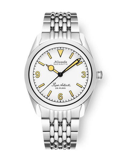 Super Antarctic White 3.6.9 - Beige Luminova - Nivada Grenchen