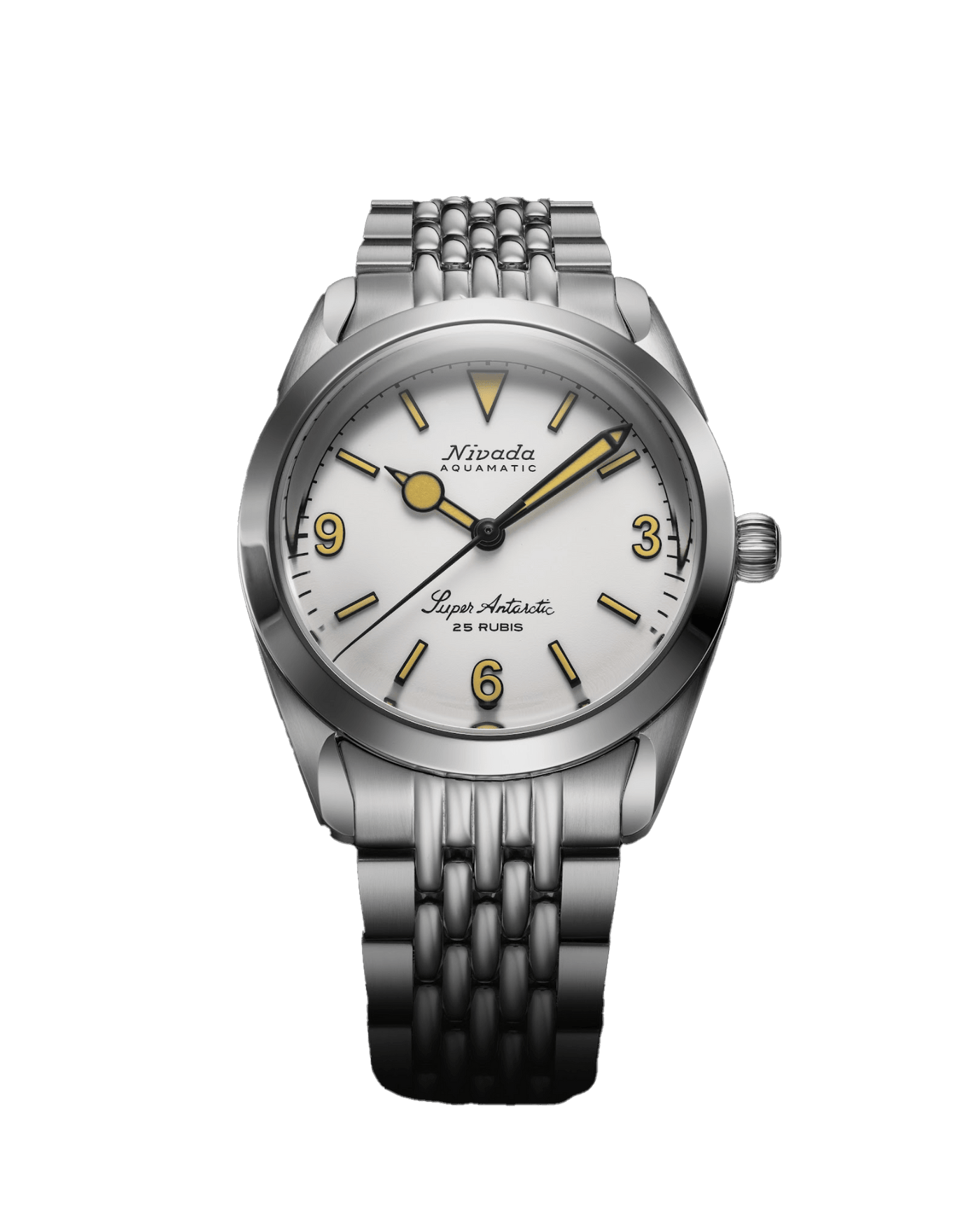 Super Antarctic White 3.6.9 - Beige Luminova - Nivada Grenchen