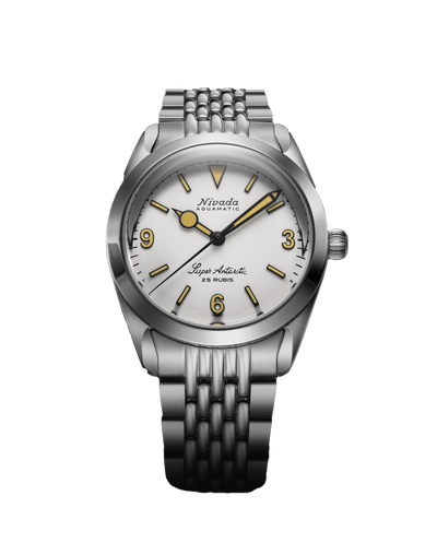 Super Antarctic White 3.6.9 - Beige Luminova - Nivada Grenchen
