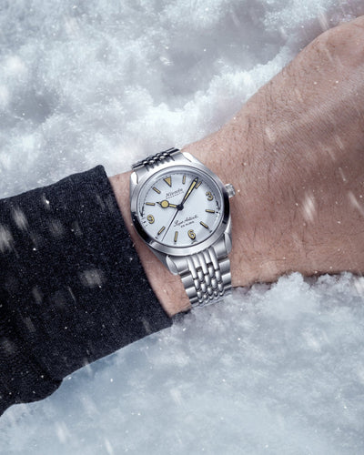 Super Antarctic White 3.6.9 - Beige Luminova - Nivada Grenchen