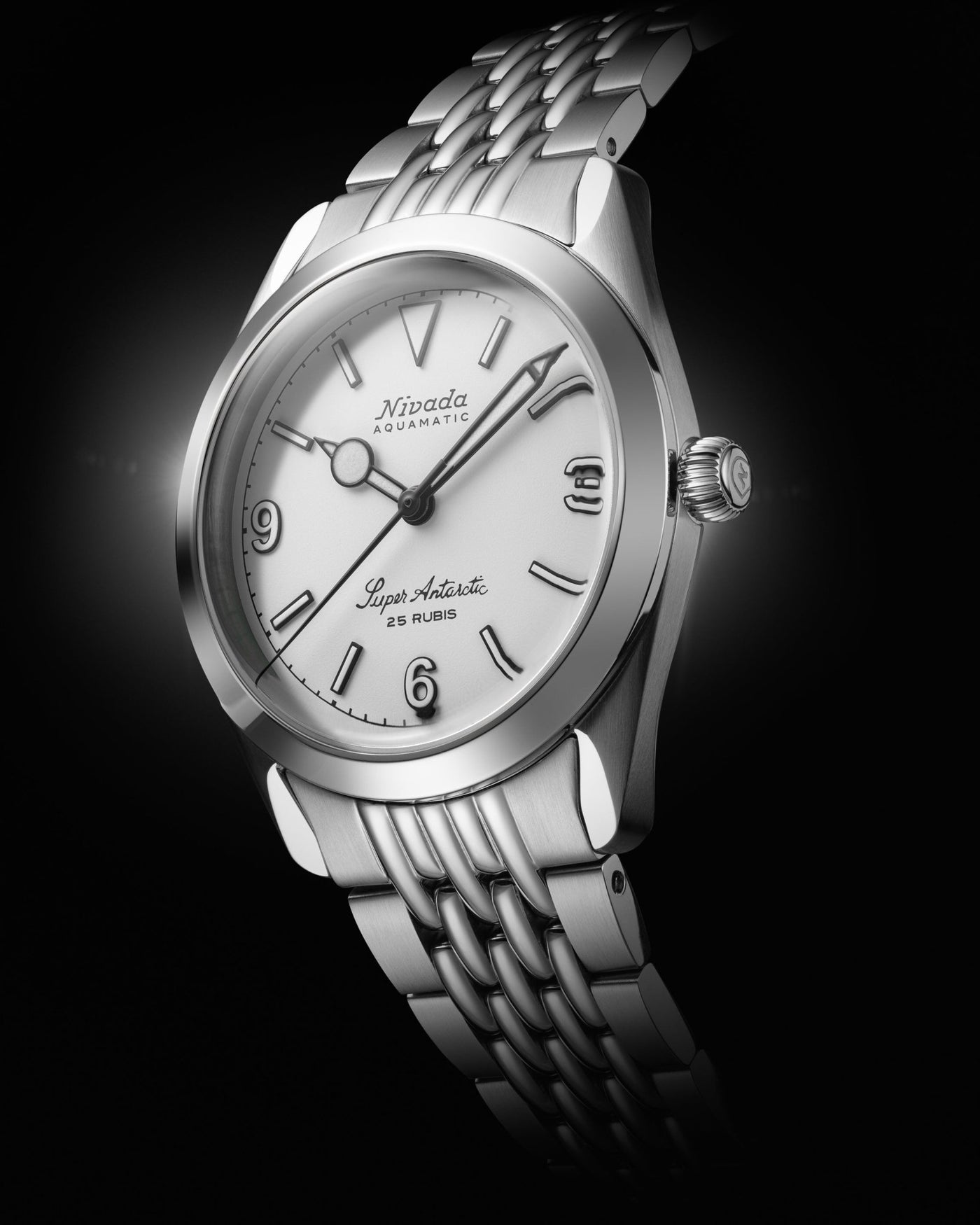 Super Antarctic White 3.6.9 - White Luminova - Nivada Grenchen