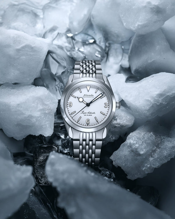 Super Antarctic White 3.6.9 - White Luminova - Nivada Grenchen