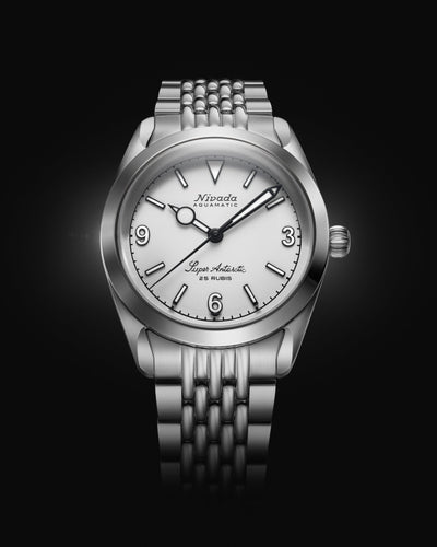 Super Antarctic White 3.6.9 - White Luminova - Nivada Grenchen