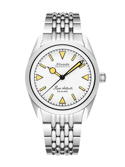 Super Antarctic White - Beige Luminova - Nivada Grenchen