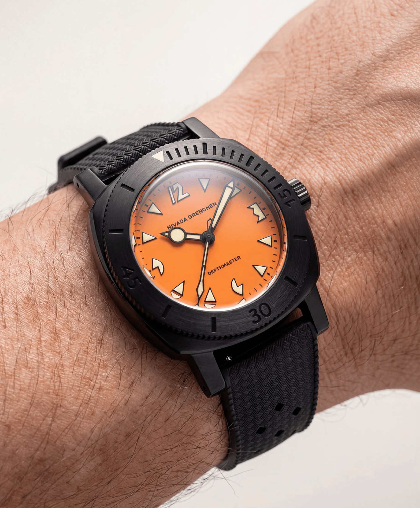 TROPIC BLACK RUBBER STRAP - ALL COLLECTIONS – Nivada Grenchen TROPIC BLACK RUBBER STRAP - ALL COLLECTIONS – Nivada Grenchen