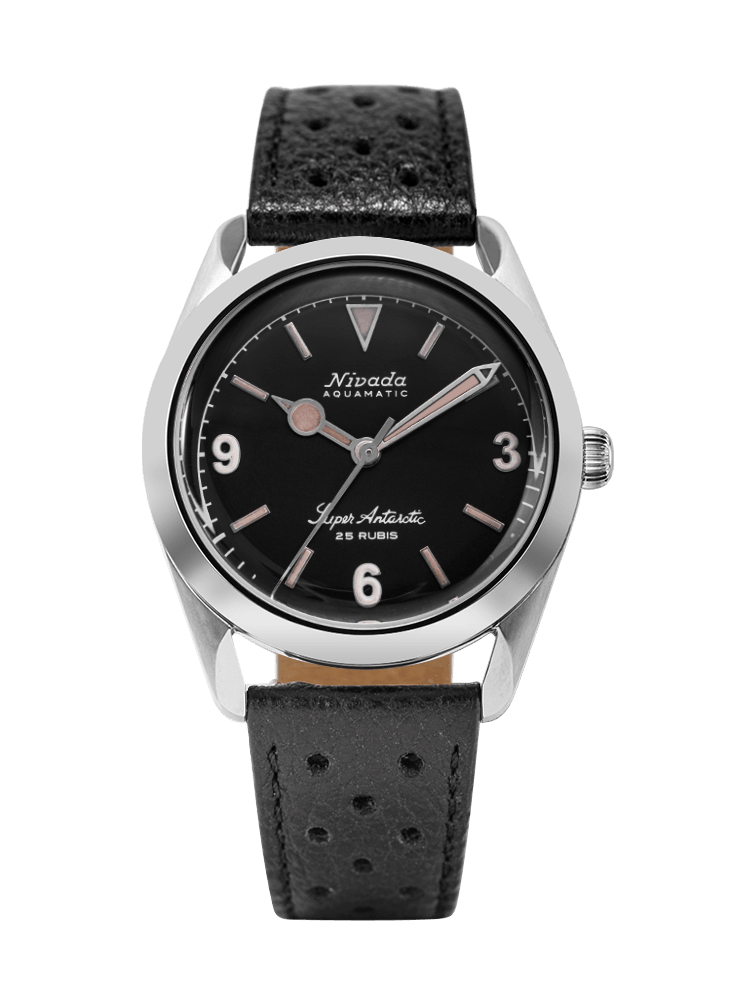 BLACK RACING STRAP - ALL COLLECTIONS – Nivada Grenchen