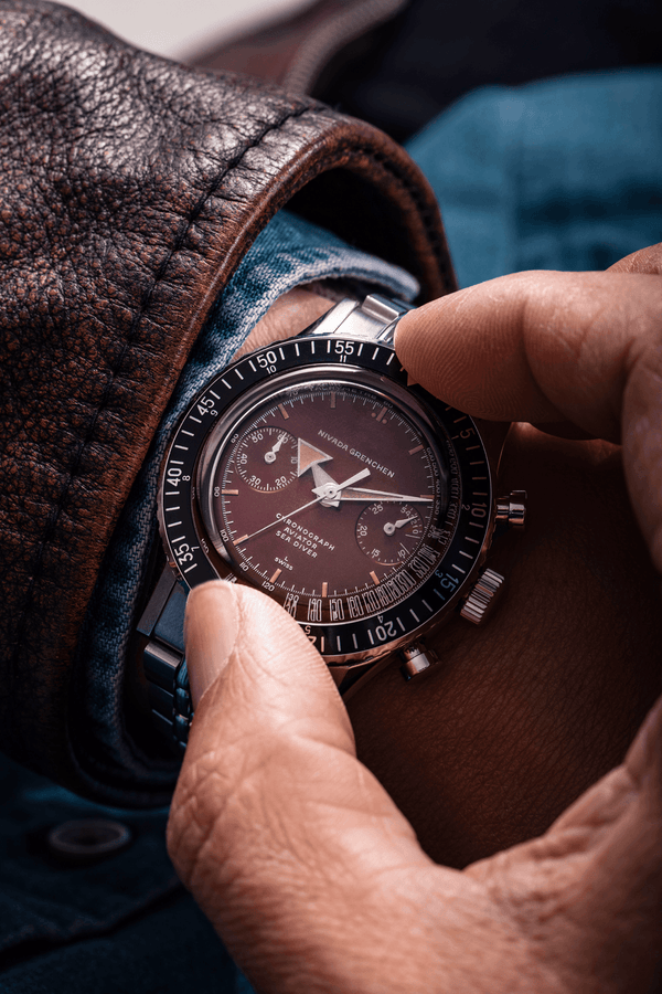 Broad Arrow « Tropical dial » INTER.BEZEL - Manual - Nivada Grenchen
