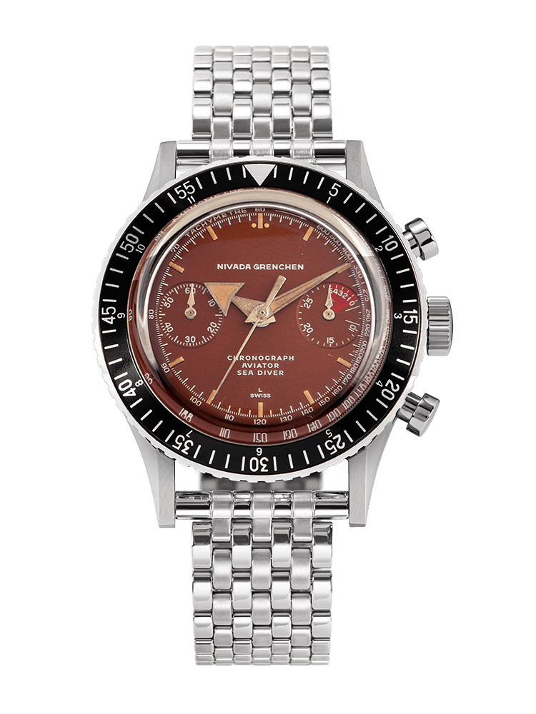 BROAD ARROW « TROPICAL DIAL » INTER.BEZEL - MANUAL – Nivada Grenchen BROAD ARROW « TROPICAL DIAL » INTER.BEZEL - MANUAL – Nivada Grenchen