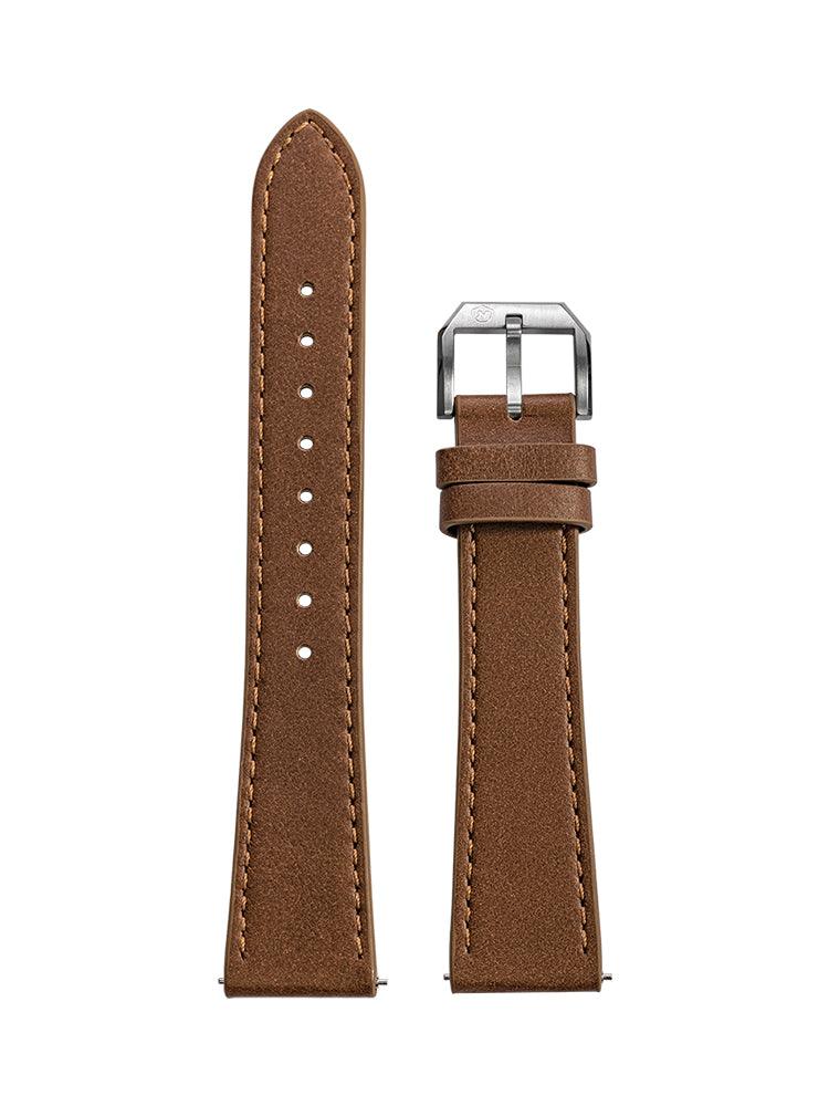 Brown Leather Classic Strap – Nivada Grenchen