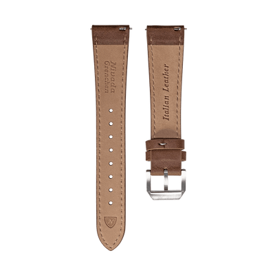 Brown Leather Classic Strap - Nivada Grenchen