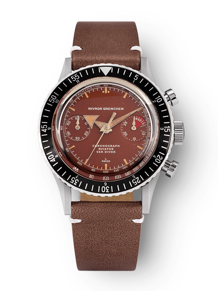 Broad Arrow Tropical Dial Inter.Bezel Watch – Nivada Grenchen