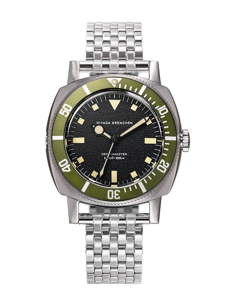 Depthmaster Green Bezel Nivada Grenchen