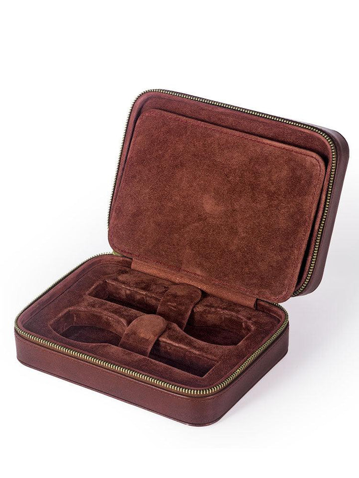 ウェレンドルフ Wellendorff ブラウン アクセサリーケース LEATHER POUCH WITH BOX – Nivada Grenchen