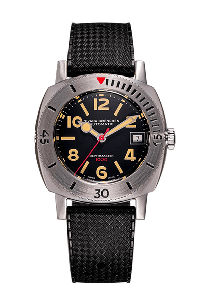 Numerals Date - Depthmaster Black - Nivada Grenchen