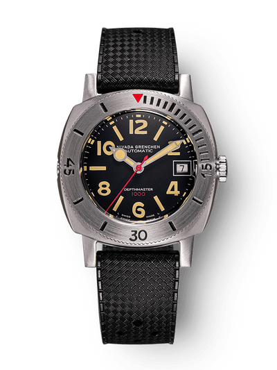 Numerals Date - Depthmaster Black - Nivada Grenchen