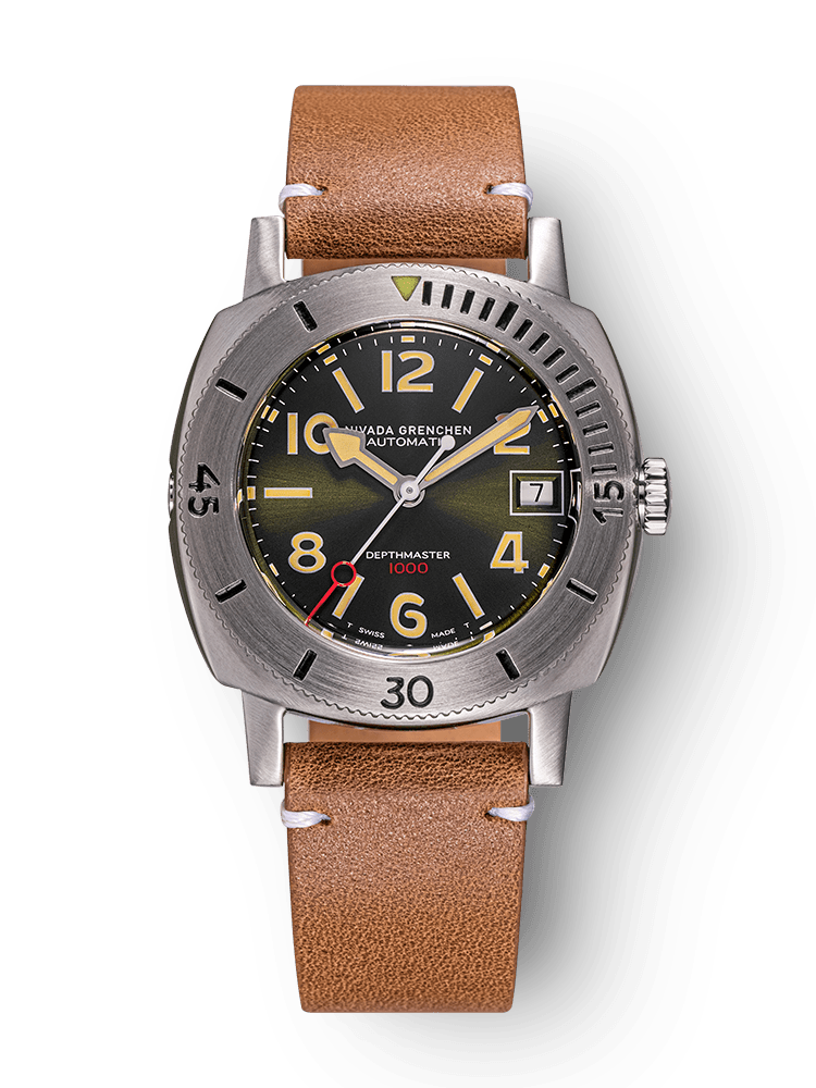Chiffres Date - Depthmaster Vert - Nivada Grenchen
