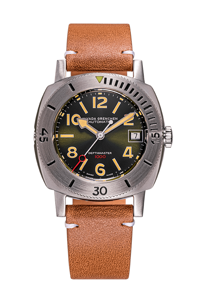 Chiffres Date - Depthmaster Vert - Nivada Grenchen