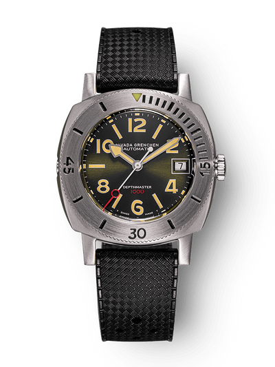 Numerals Date - Depthmaster Green - Nivada Grenchen