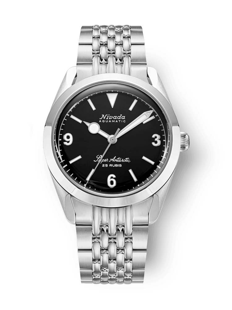 SUPER ANTARCTIC 3.6.9 BLACK NO VINTAGE EFFECT - WHITE LUMINOUS