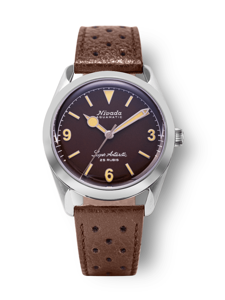 Super Antarctic 3.6.9 Brown No Vintage Effect - Beige Luminous - Nivada Grenchen