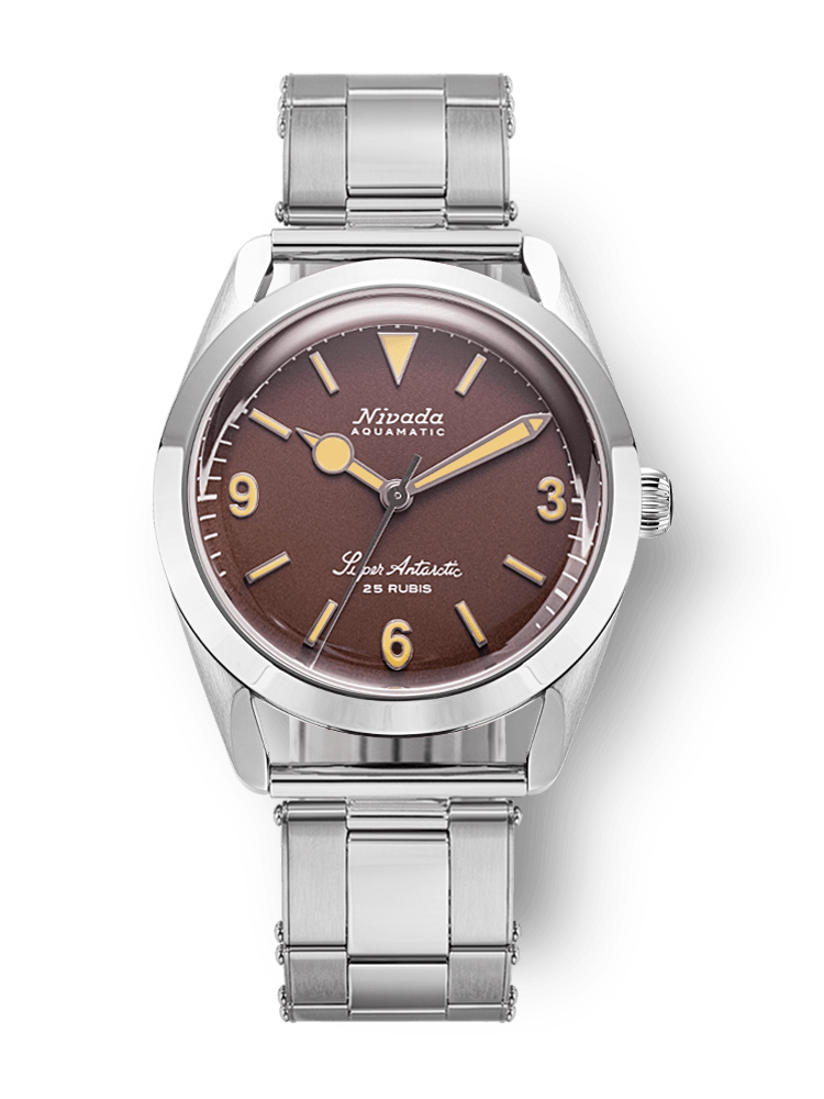 Super Antarctic 3.6.9 Brown No Vintage Effect - Beige Luminous - Nivada Grenchen