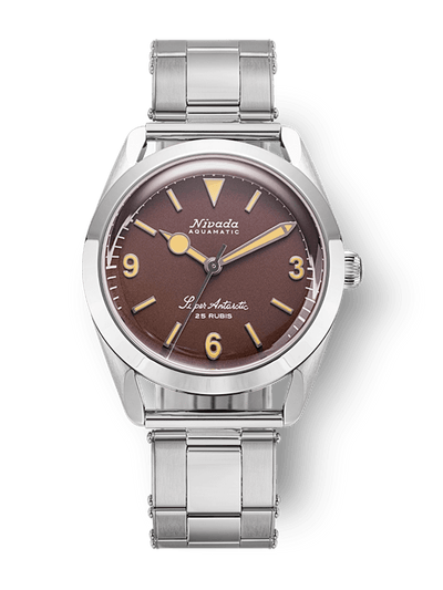 Super Antarctic 3.6.9 Brown No Vintage Effect - Beige Luminous - Nivada Grenchen