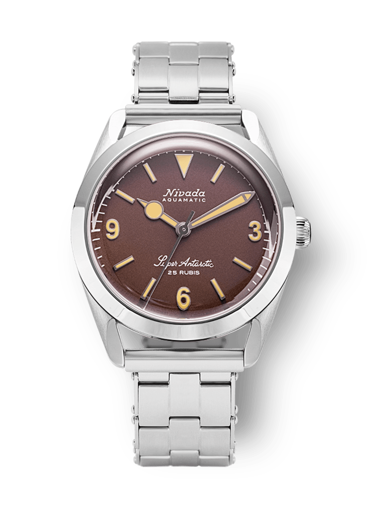 Super Antarctic 3.6.9 Brown No Vintage Effect - Beige Luminous - Nivada Grenchen